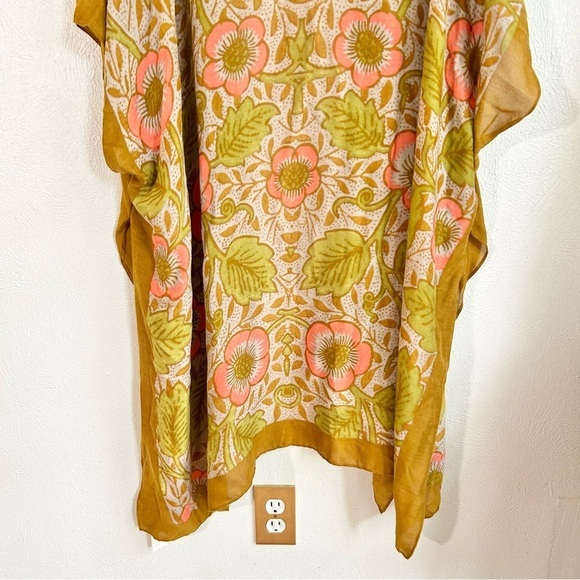 NWT Macchia Di Raggine Daphne Kimono in Vintage Flower > OS - Picture 10 of 14